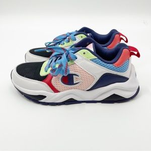Champion 93 Eighteen Funky Colorblock Sneakers Tennis Shoes 6